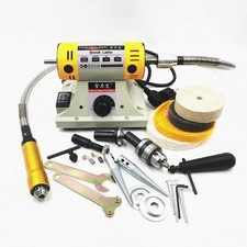 110V 220V 350W Poliermaschine DIY Holzbearbeitung Jade Schmuck Tischdrehmaschine