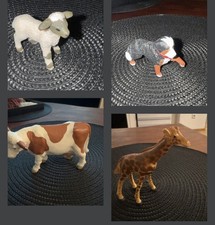 Schleich Tiere Kuh Lamm