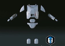 Snow Trooper Rüstung ohne Helm Star Wars DIY Cosplay Maßstab 1:1