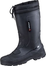 ABVERKAUF Spirale gefütterter Gummistiefel Thermostiefel JOHN schwarz