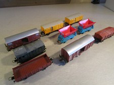 11x Trix Express Langholzwagen