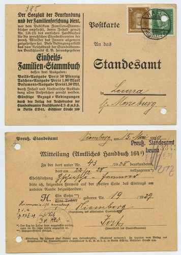 113046 postkarte standesamt - 113046,