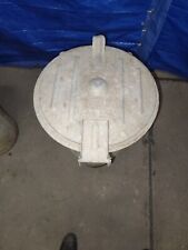 alte DDR Mülltonne Zinktonne mit Deckel Aschetonne Feuertonne Zinkkübel 