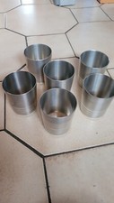 6 St. Zinnbecher Soltauer Zinn
