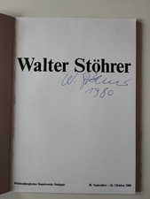 Walter Stöhrer Signierter Katalog 1980 Württembergischer Kunstverein Stuttgart