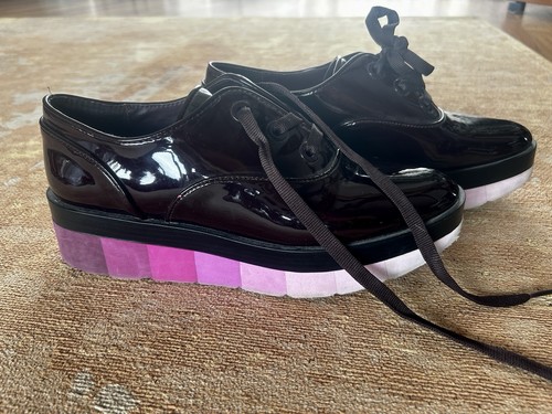 Zara woman plateau lackschuhe - woman,