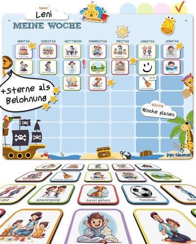 Wochenplaner für kinder - wochenplaner,