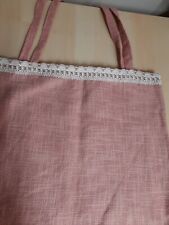 Große Tasche, Stoffbeutel ROSA  ,Leinen, Handarbeit - NEU
