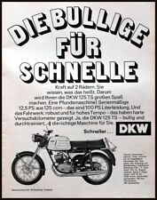 DKW 125 TS, originale Werbung