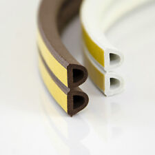 Gummidichtung D-Profil 9mm Fensterdichtung Türdichtung selbstklebend Kunstoff