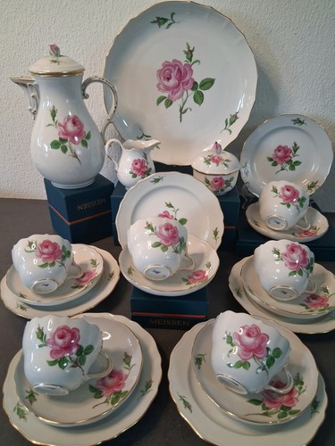 Meissen kaffee service rote - service,