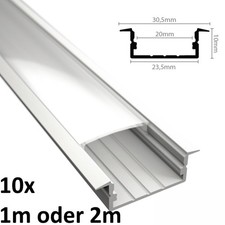 10x ALU Profil Leiste Schiene