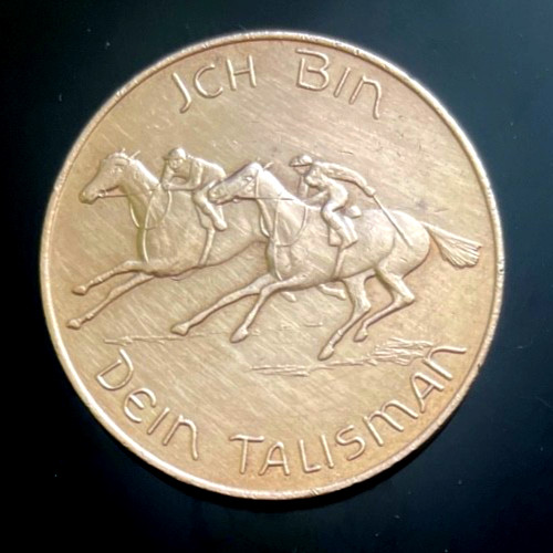 Medaille pferderennen - medaille,