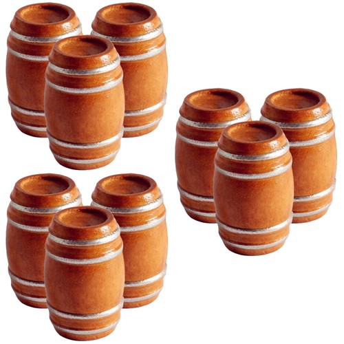Pcs miniatur holzfass mini - 9,