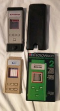 MB Electronics MicroVision Gerät +3 Spielmodule! Vintage Retro ! Getestet!