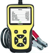 12 V Auto Batterie Lade Analysator Tester Lade Kurbelsystem 100-2000CCA