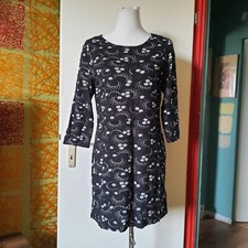 Schwarz Spitze Partykleid