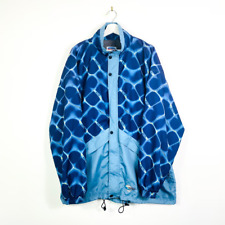 Odlo Vintage Windbreaker Jacke Gr.XL Herrren Blau Gemustert 90er 90s y2k Retro