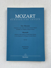 Noten . Mozart. Der Messias
