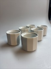 25.06.038 Rosenthal Polygon weiß Tapio Wirkkala - 6 Eierbecher Eierhalter