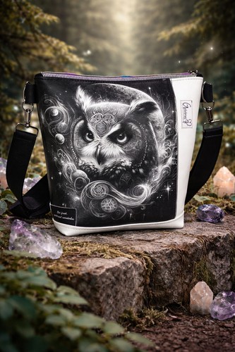 Handmade eulentasche unikat - eulentasche,