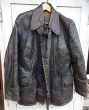 alte 40er Lederjacke Vintage