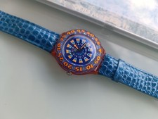 Swatch Scuba Diving 200 Seaclip SD100 von 1994 - mit Case - kurz getragen #005