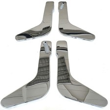 4 Chromblenden für Sitzbeschläge DB 113 Pagode