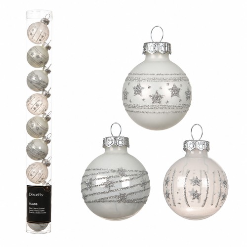 Weihnachtskugeln glas mit - 9,