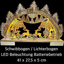 Holz Lichterbogen LED
