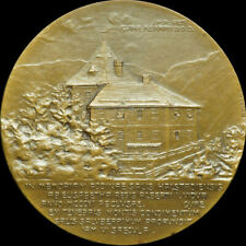 BERGBAU: Bronze-Medaille 1911. 600 JAHRE SALZBERGBAU HALLSTATT / ÖSTERREICH.