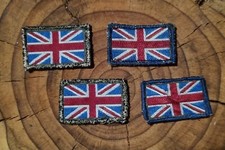 Mini Patch UK Flagge England Fahne Britische Armee Klett Abzeichen 4x2,5cm