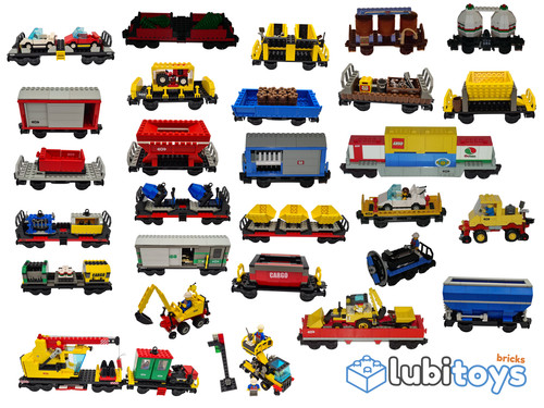 Lego eisenbahn waggon 9v - lego®,