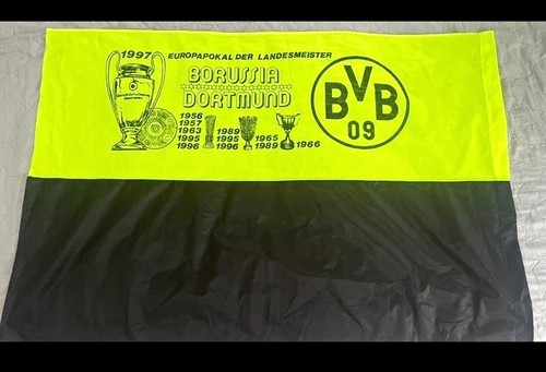 Bvb fahne 1997 europapokal - fahne,
