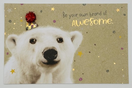 Awesome birthday greeting - *awesome,