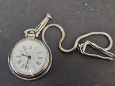 Taschenuhr Quartz  Pocket Watch mit Kette  (VDM 285)