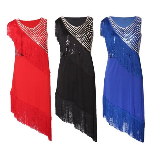 Damen fransen latein tanzkleid - damen,