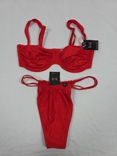 Hunkemöller Bikini M / 75 E  Rot Mit Etikett