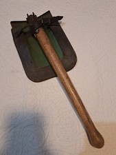 Original DDR NVA Klappspaten, Feldspaten, Spaten, Funktion einwandfrei mit Hülle