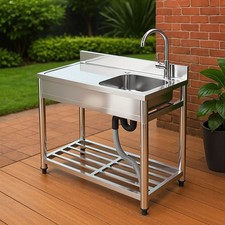 Freistehend Edelstahl