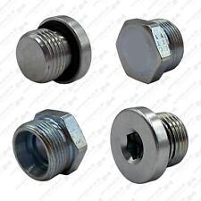 Hydraulik Verschlussstopfen Blindstopfen BSP Zoll Metrisch Verschlussschraube 