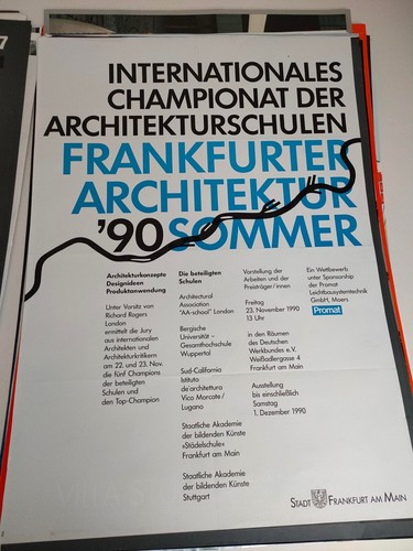 Plakat frankfurter architektur - frankfurter,