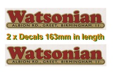 2 x WATSONIAN Aufkleber