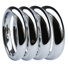 18ct Weiss Gold Court Hochzeit