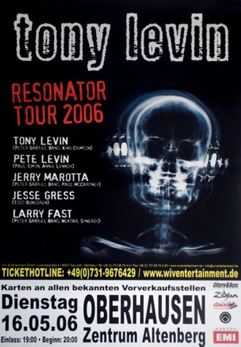Tony levin 2006 peter - levin,