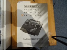 Multiplex Fernsteuerung Profi TX 16 mit 16 Kanal Empfänger