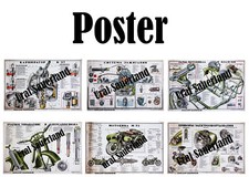 6x Poster Plakat Technische