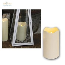 LED Kerze 18cm Ø10cm, Außen