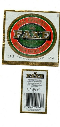 Dänemark bieretikett faxe - dänemark,