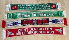 SV Werder Bremen 4 x ANTI Fan-Schals | Bayern München | Hamburger SV